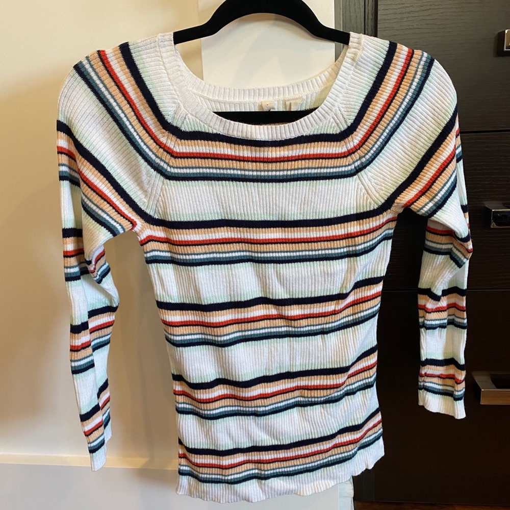 Ribbed long sleeve shirt